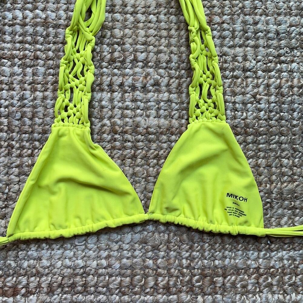 MIKOH neon bikini top - Picture 5 of 6